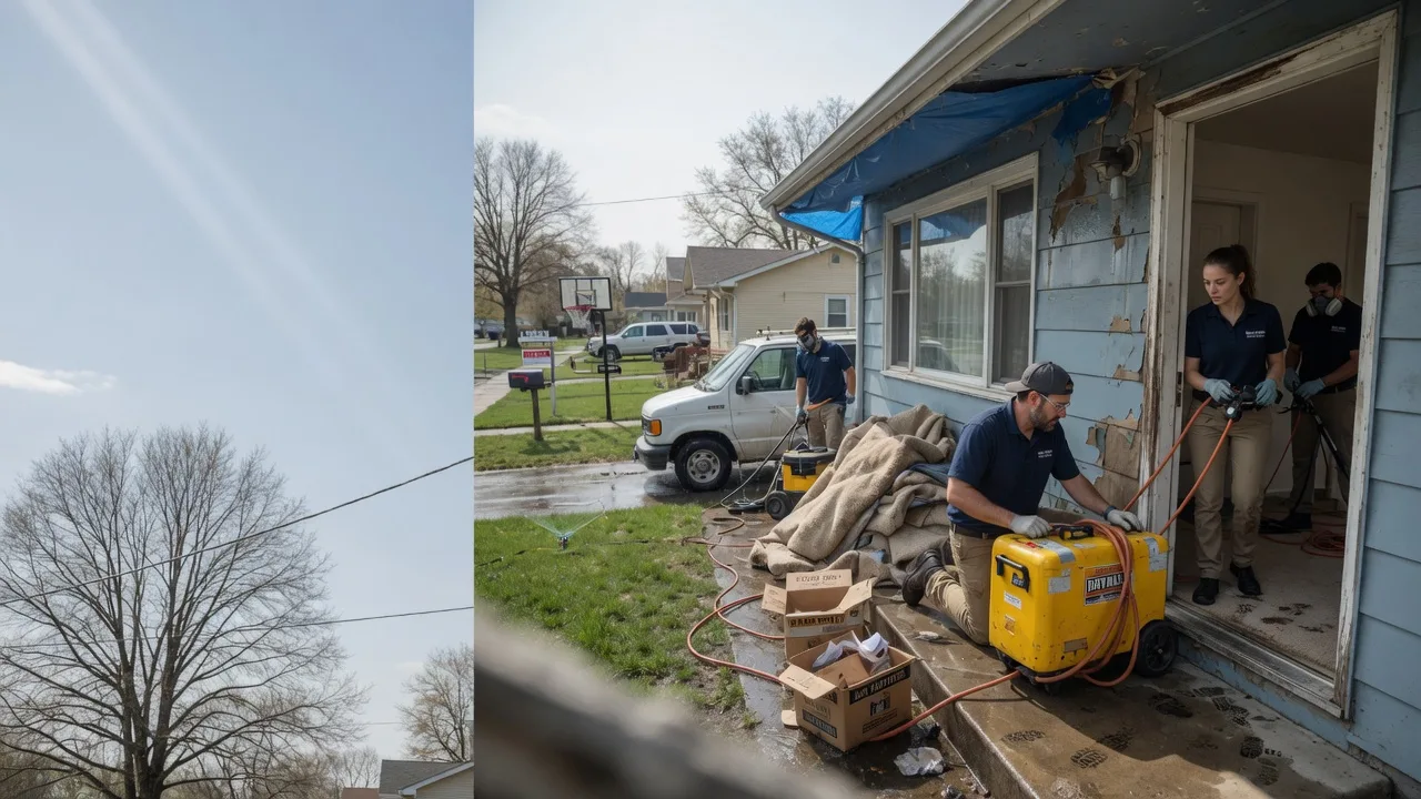 Basement Flood Cleanup in Montville, OH near me